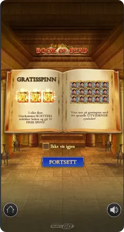 Bonusfunksjoner i Book of Dead