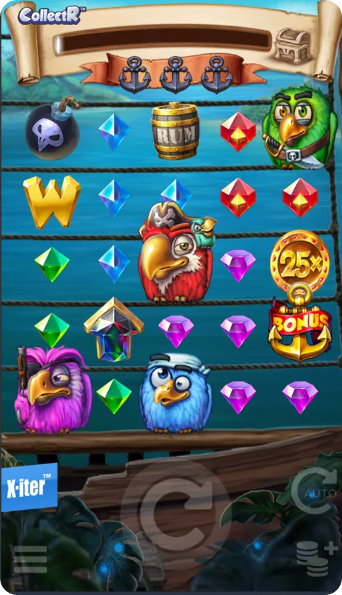 Starten av Pirots spillet