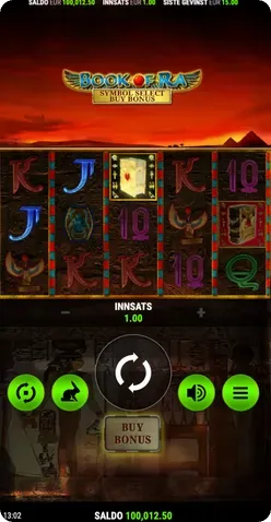 Bonusfunksjoner i Book of Ra