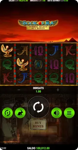 Spillfunksjonalitet i Book of Ra