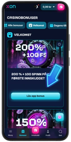 aktiver velkomstbonus på norsk casino